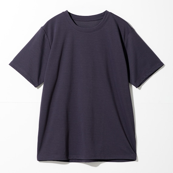MENS 着るだけで疲労回復リカバリーウェア 半袖Tシャツ(Nミラク ネイビー M) 3枚目画像