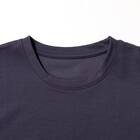 MENS 着るだけで疲労回復リカバリーウェア 半袖Tシャツ(Nミラク ネイビー M) 5枚目画像