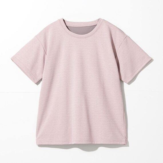 WOMENS 着るだけで疲労回復リカバリーウェア 半袖Tシャツ(Nミラク ローズ LL) 3枚目画像