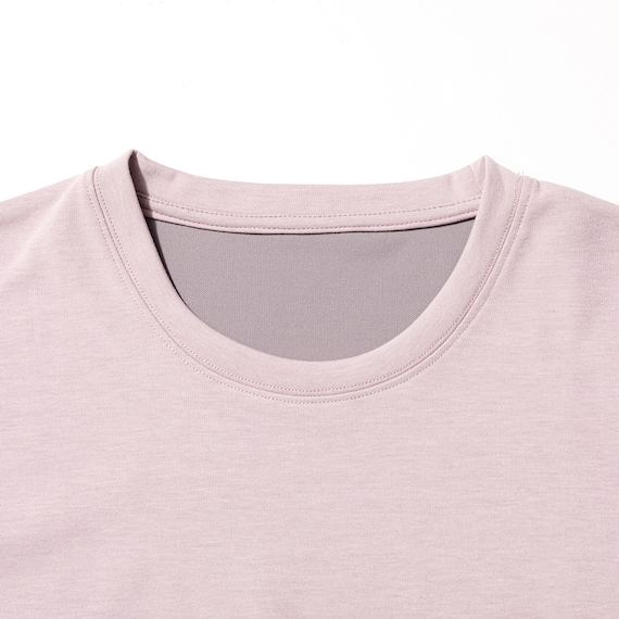 WOMENS 着るだけで疲労回復リカバリーウェア 半袖Tシャツ(Nミラク ローズ LL) 5枚目画像