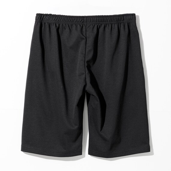 MENS 着るだけで疲労回復リカバリーウェア ルームパンツ ハーフ丈(Nミラク ブラック M) 4枚目画像