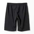 MENS 着るだけで疲労回復リカバリーウェア ルームパンツ ハーフ丈(Nミラク ブラック M) 4枚目画像