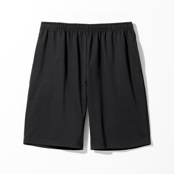 MENS 着るだけで疲労回復リカバリーウェア ルームパンツ ハーフ丈(Nミラク ブラック LL) 3枚目画像