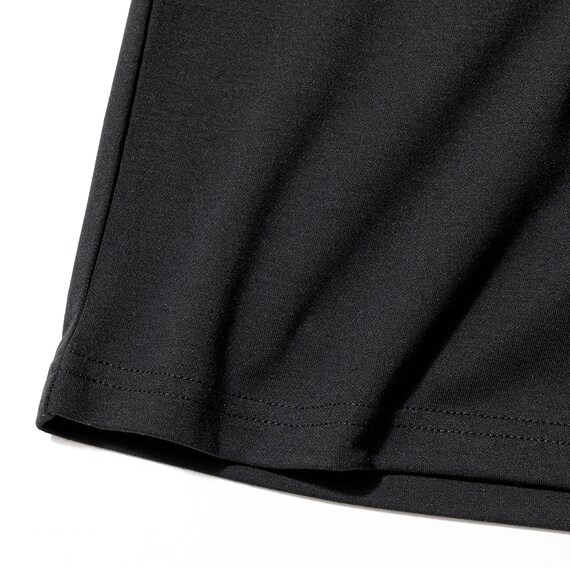 MENS 着るだけで疲労回復リカバリーウェア ルームパンツ ハーフ丈(Nミラク ブラック LL) 6枚目画像