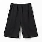 WOMENS 着るだけで疲労回復リカバリーウェア ルームパンツ ハーフ丈(Nミラク ブラック L) 3枚目画像