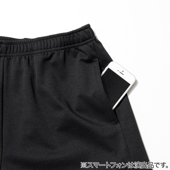 WOMENS 着るだけで疲労回復リカバリーウェア ルームパンツ ハーフ丈(Nミラク ブラック L) 5枚目画像