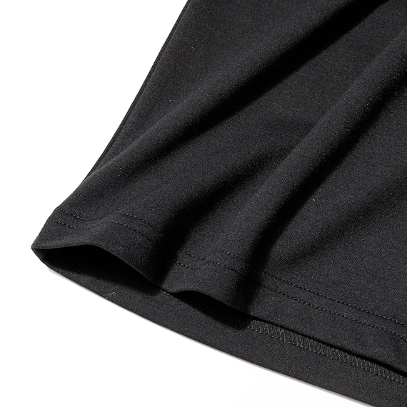 WOMENS 着るだけで疲労回復リカバリーウェア ルームパンツ ハーフ丈(Nミラク ブラック L) 6枚目画像