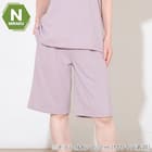 WOMENS 着るだけで疲労回復リカバリーウェア ルームパンツ ハーフ丈(Nミラク ローズ M) 1枚目画像