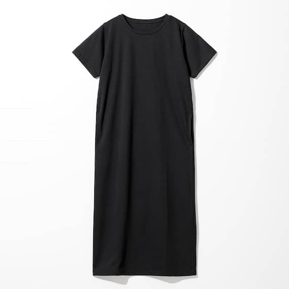 WOMENS 着るだけで疲労回復リカバリーウェア ワンピース(Nミラク ブラック M-L) 3枚目画像