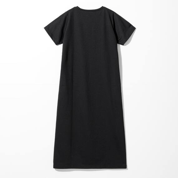 WOMENS 着るだけで疲労回復リカバリーウェア ワンピース(Nミラク ブラック M-L) 4枚目画像