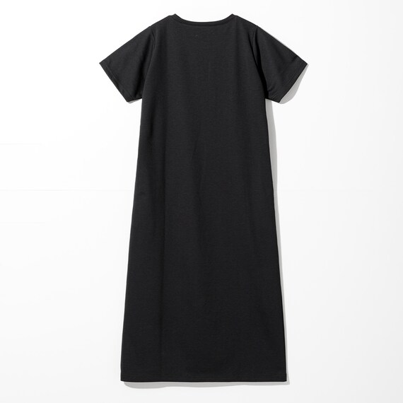 WOMENS 着るだけで疲労回復リカバリーウェア ワンピース(Nミラク ブラック L-LL) 4枚目画像
