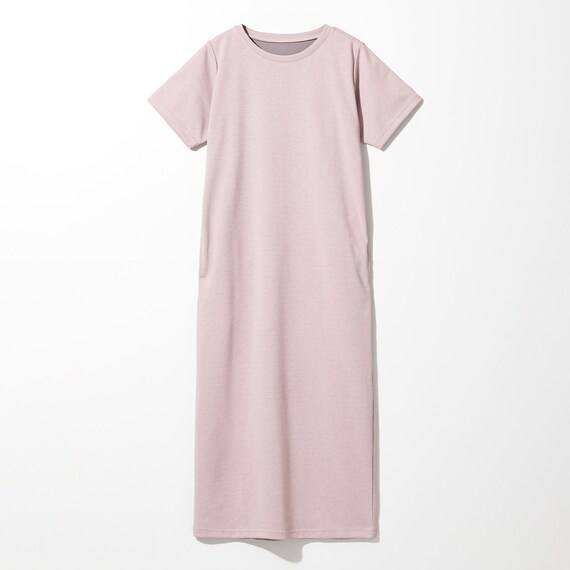 WOMENS 着るだけで疲労回復リカバリーウェア ワンピース(Nミラク ローズ M-L) 3枚目画像