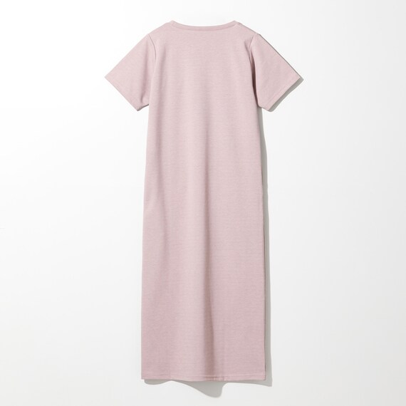 WOMENS 着るだけで疲労回復リカバリーウェア ワンピース(Nミラク ローズ M-L) 4枚目画像