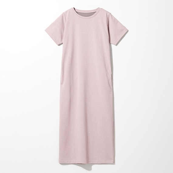 WOMENS 着るだけで疲労回復リカバリーウェア ワンピース(Nミラク ローズ L-LL) 3枚目画像