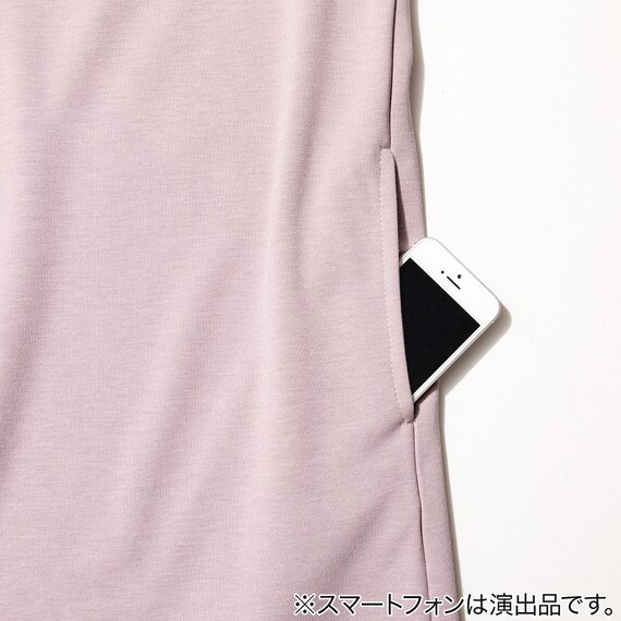 WOMENS 着るだけで疲労回復リカバリーウェア ワンピース(Nミラク ローズ L-LL) 7枚目画像