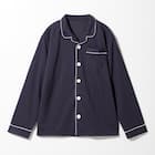 MENS 着るだけで疲労回復リカバリーウェア テーラーパジャマ(Nミラク ネイビー L) 3枚目画像