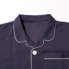 MENS 着るだけで疲労回復リカバリーウェア テーラーパジャマ(Nミラク ネイビー L) 5枚目画像