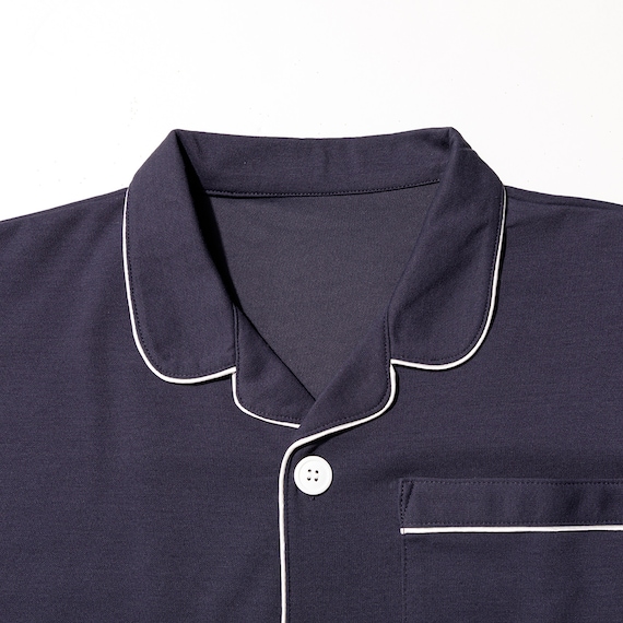 MENS 着るだけで疲労回復リカバリーウェア テーラーパジャマ(Nミラク ネイビー L) 5枚目画像