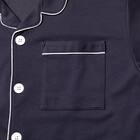 MENS 着るだけで疲労回復リカバリーウェア テーラーパジャマ(Nミラク ネイビー L) 6枚目画像