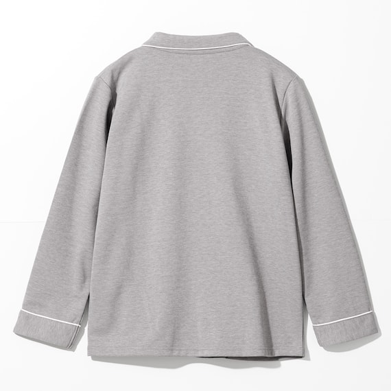 WOMENS 着るだけで疲労回復リカバリーウェア テーラーパジャマ(Nミラク グレー M) 4枚目画像