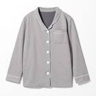 WOMENS 着るだけで疲労回復リカバリーウェア テーラーパジャマ(Nミラク グレー L) 3枚目画像