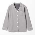 WOMENS 着るだけで疲労回復リカバリーウェア テーラーパジャマ(Nミラク グレー L) 3枚目画像