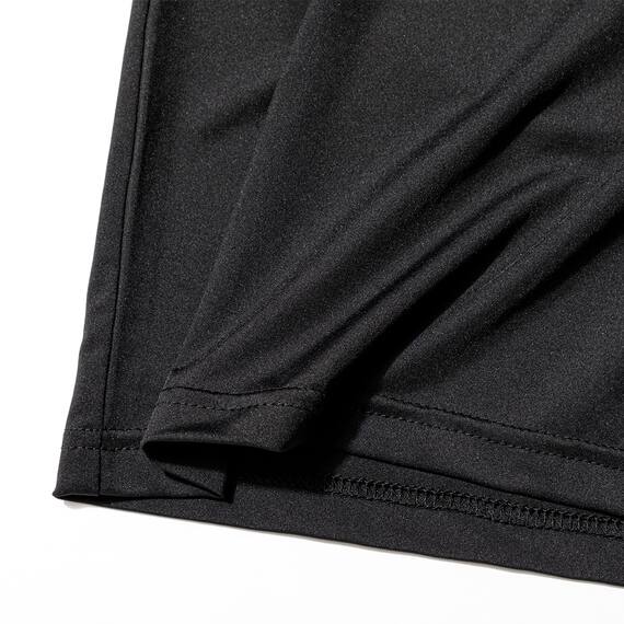 MENS 着るだけで疲労回復リカバリーウェア VネックTシャツ(NミラクDRY ブラック M) 6枚目画像