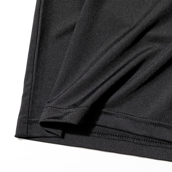 MENS 着るだけで疲労回復リカバリーウェア VネックTシャツ(NミラクDRY ブラック M) 6枚目画像