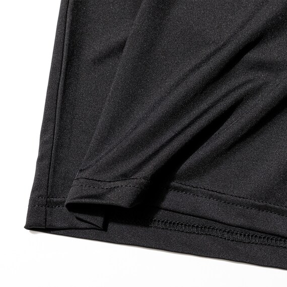 MENS 着るだけで疲労回復リカバリーウェア VネックTシャツ(NミラクDRY ブラック LL) 6枚目画像