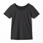 WOMENS 着るだけで疲労回復リカバリーウェア UネックTシャツ(NミラクDRY ブラック L) 3枚目画像