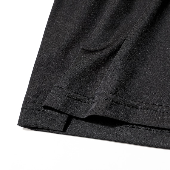 WOMENS 着るだけで疲労回復リカバリーウェア UネックTシャツ(NミラクDRY ブラック L) 6枚目画像