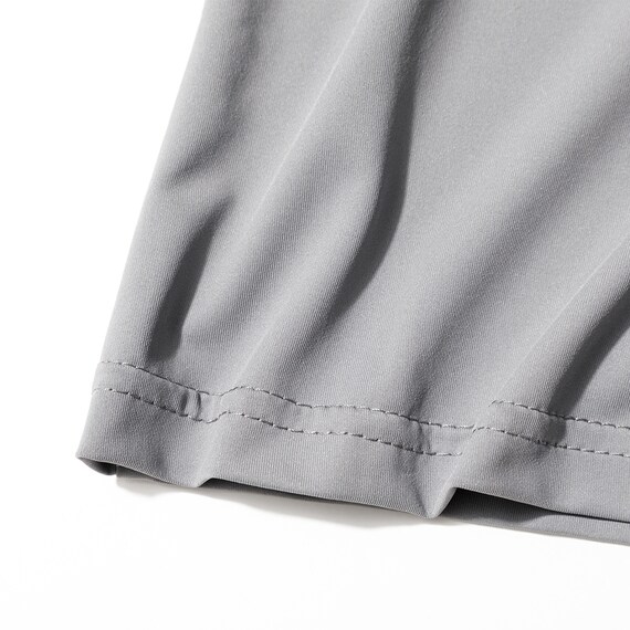 WOMENS 着るだけで疲労回復リカバリーウェア UネックTシャツ(NミラクDRY グレー LL) 5枚目画像