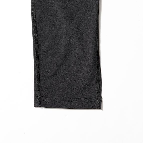 MENS 着るだけで疲労回復リカバリーウェア レギンス 10分丈(NミラクDRY ブラック M-L) 6枚目画像