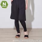 WOMENS 着るだけで疲労回復リカバリーウェア レギンス 10分丈(NミラクDRY ブラック M-L) 1枚目画像