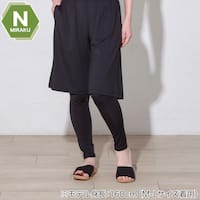 WOMENS 着るだけで疲労回復リカバリーウェア レギンス 10分丈(NミラクDRY ブラック M-L)