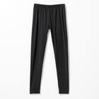 WOMENS 着るだけで疲労回復リカバリーウェア レギンス 10分丈(NミラクDRY ブラック M-L) 3枚目画像