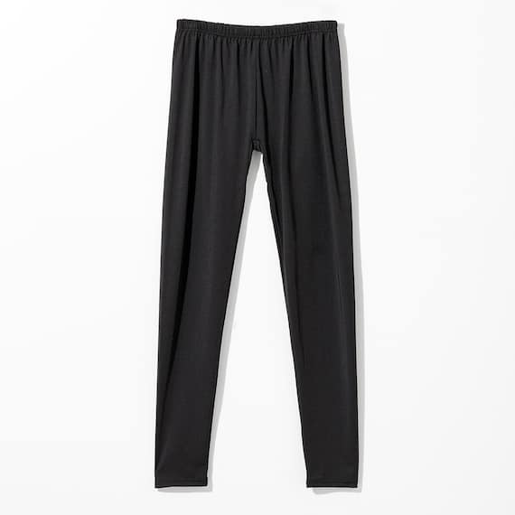 WOMENS 着るだけで疲労回復リカバリーウェア レギンス 10分丈(NミラクDRY ブラック M-L) 3枚目画像