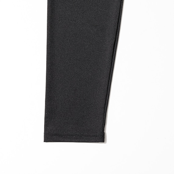WOMENS 着るだけで疲労回復リカバリーウェア レギンス 10分丈(NミラクDRY ブラック M-L) 6枚目画像