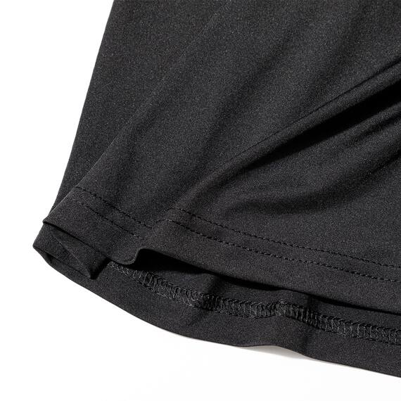 WOMENS 着るだけで疲労回復リカバリーウェア ドルマンTシャツ 前後2way(NミラクDRY ブラック M) 6枚目画像