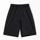 WOMENS 着るだけで疲労回復リカバリーウェア ルームパンツ ハーフ丈(NミラクDRY ブラック M) 3枚目画像