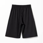 WOMENS 着るだけで疲労回復リカバリーウェア ルームパンツ ハーフ丈(NミラクDRY ブラック M) 4枚目画像