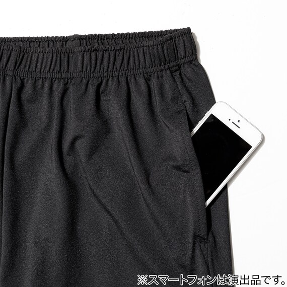 WOMENS 着るだけで疲労回復リカバリーウェア ルームパンツ ハーフ丈(NミラクDRY ブラック M) 5枚目画像