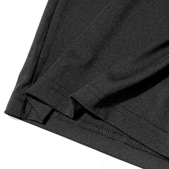 WOMENS 着るだけで疲労回復リカバリーウェア ルームパンツ ハーフ丈(NミラクDRY ブラック M) 6枚目画像