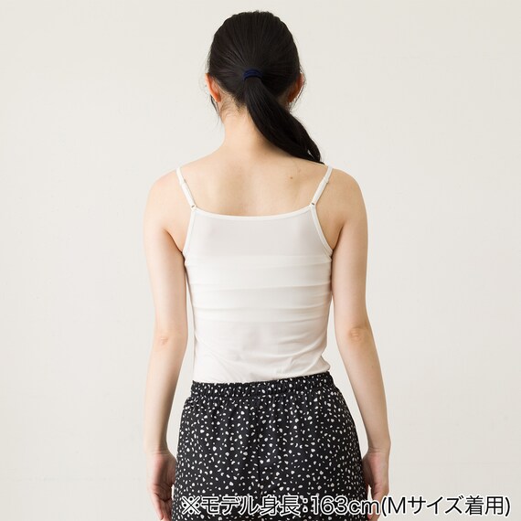 WOMENS キャミソール(クール nr ホワイト M) 3枚目画像
