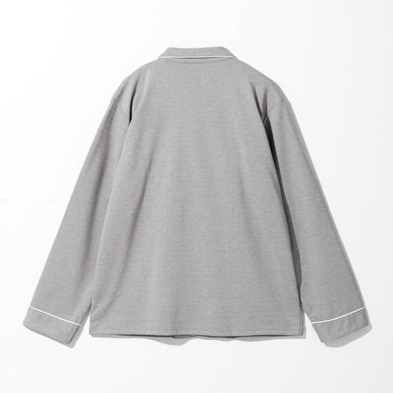 MENS 着るだけで疲労回復リカバリーウェア テーラーパジャマ(Nミラク グレー M) 4枚目画像