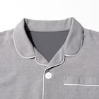 MENS 着るだけで疲労回復リカバリーウェア テーラーパジャマ(Nミラク グレー M) 5枚目画像