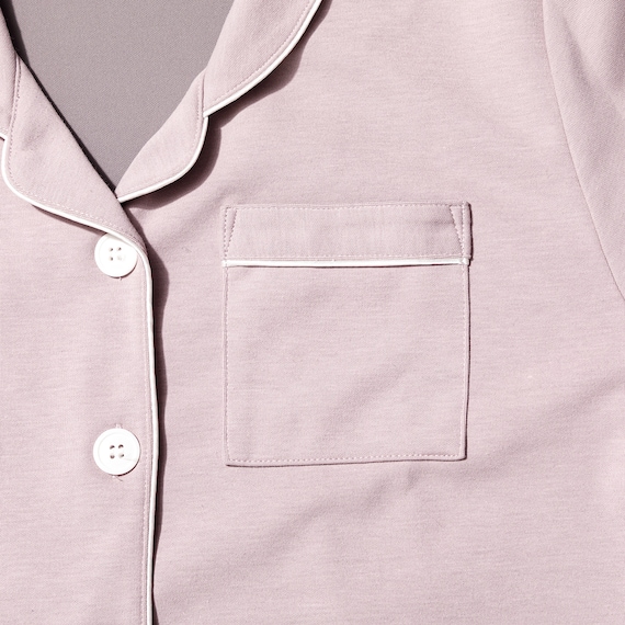 WOMENS 着るだけで疲労回復リカバリーウェア テーラーパジャマ(Nミラク ローズ M) 5枚目画像