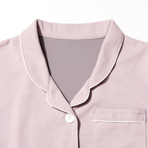 WOMENS 着るだけで疲労回復リカバリーウェア テーラーパジャマ(Nミラク ローズ M) 6枚目画像