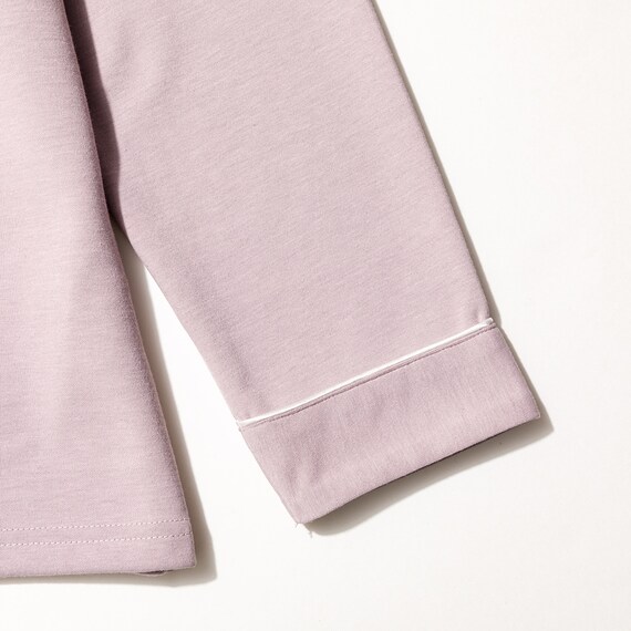 WOMENS 着るだけで疲労回復リカバリーウェア テーラーパジャマ(Nミラク ローズ M) 7枚目画像