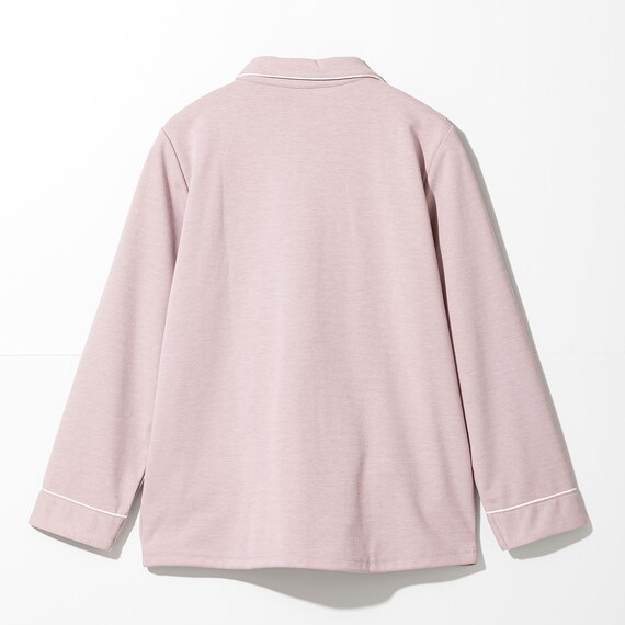 WOMENS 着るだけで疲労回復リカバリーウェア テーラーパジャマ(Nミラク ローズ L) 4枚目画像